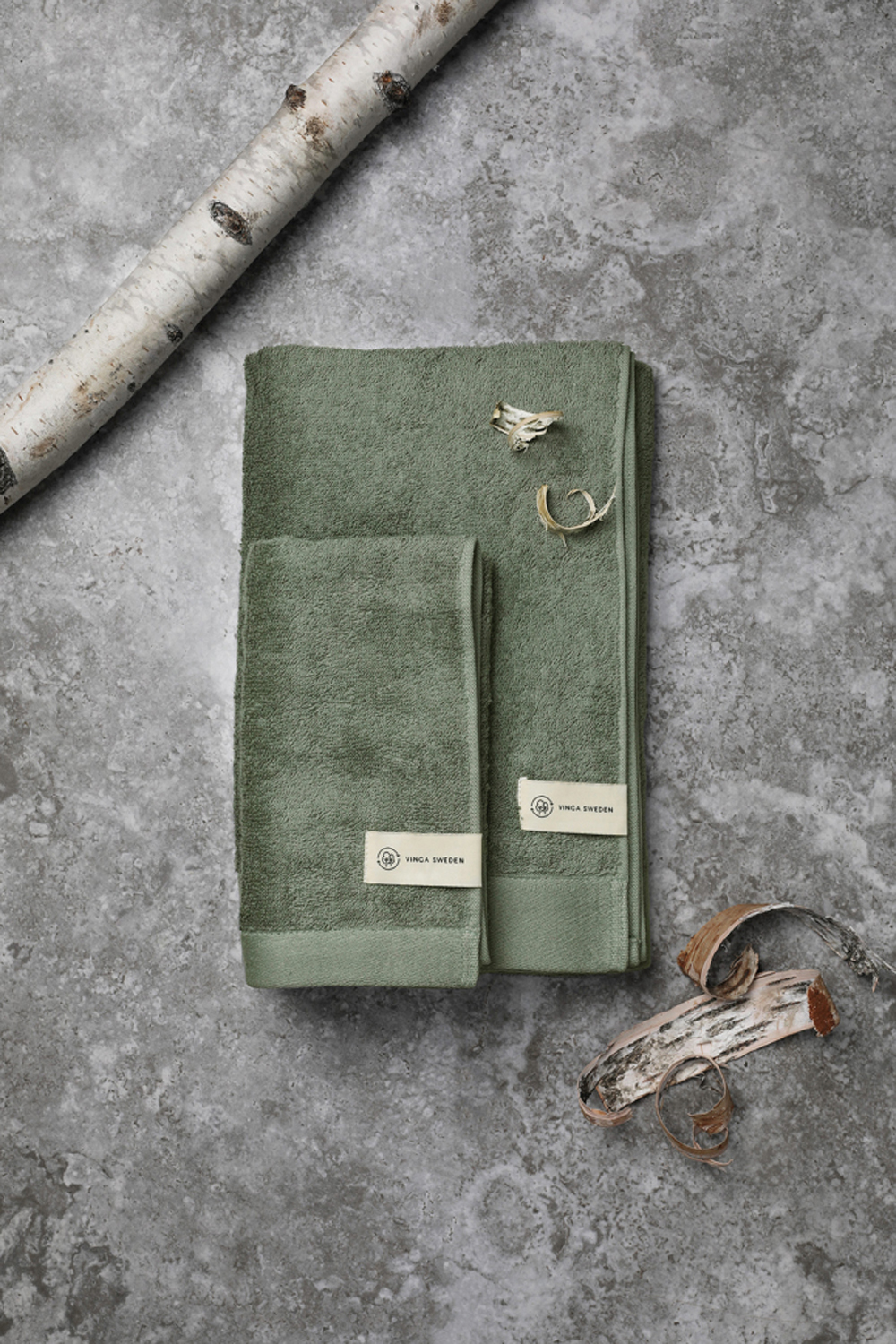 Полотенце VINGA Birch, 40x70 см