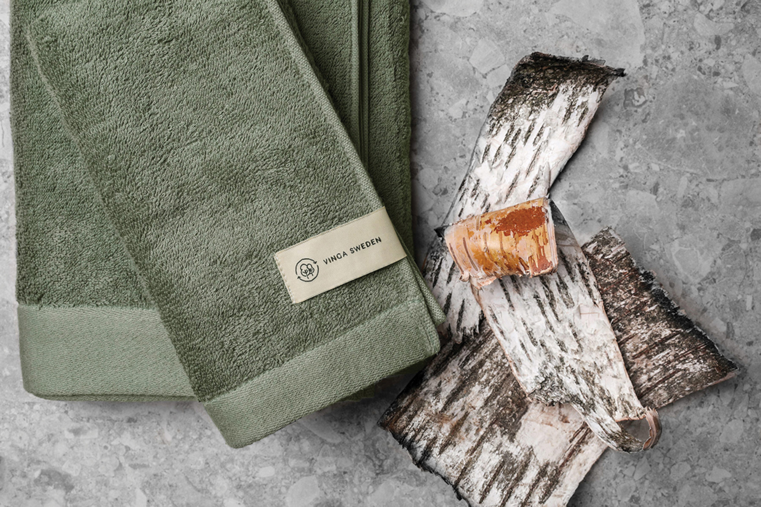 Полотенце VINGA Birch, 90x150 см