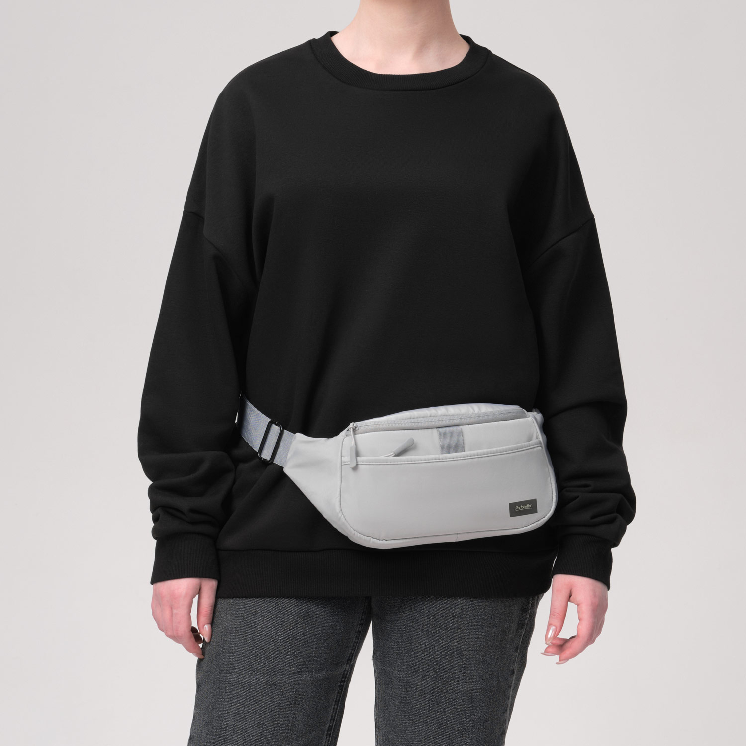 Поясная сумка Бостон (Boston), серый