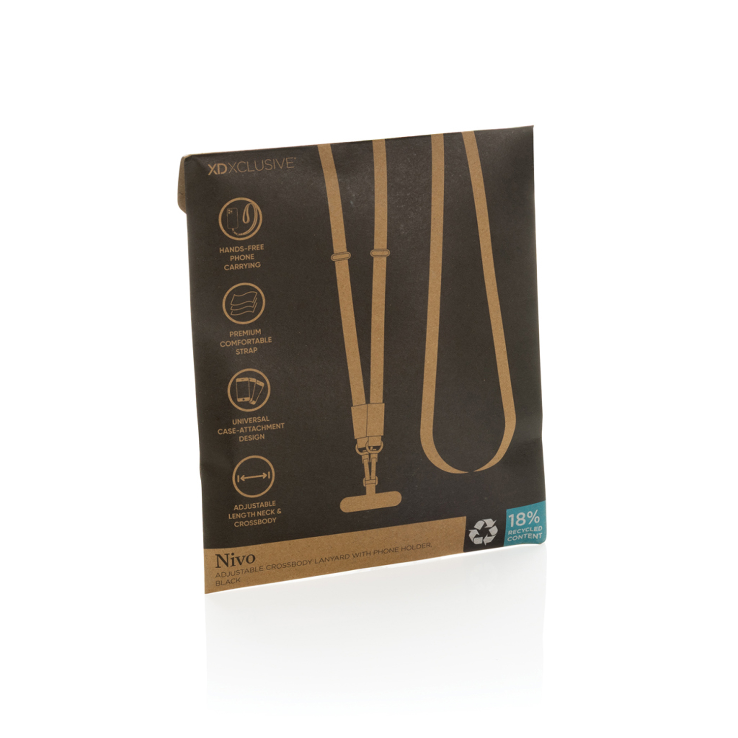 Ремешок-держатель для телефона  Nivo из rPET