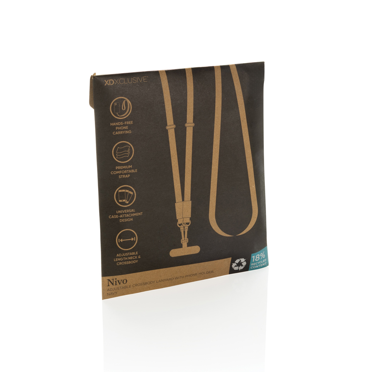 Ремешок-держатель для телефона  Nivo из rPET