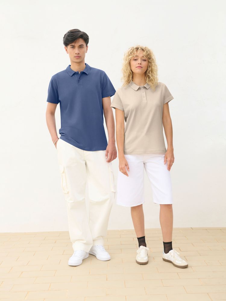Рубашка поло унисекс Pulse, оранжевая