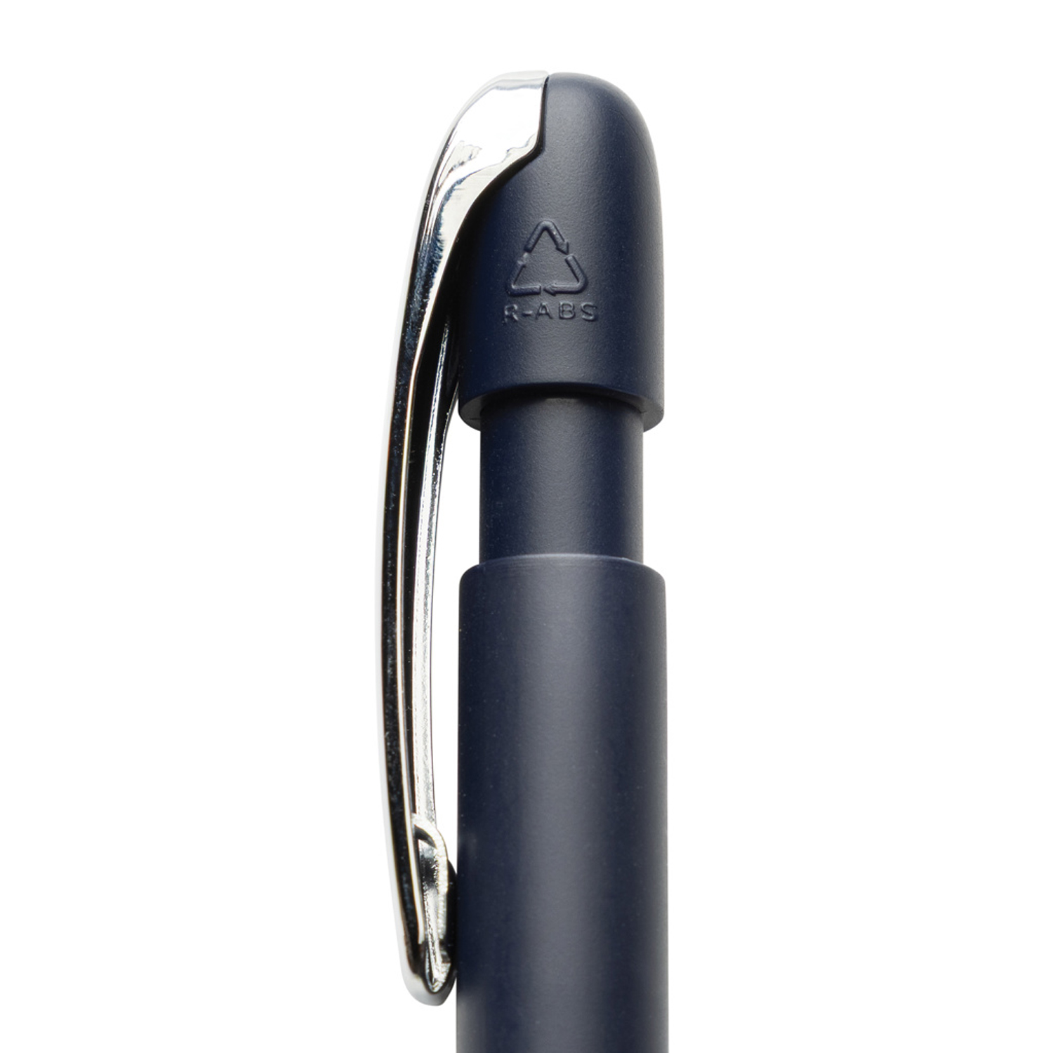 Ручка Glide из переработанного пластика GRS с металлическим клипом