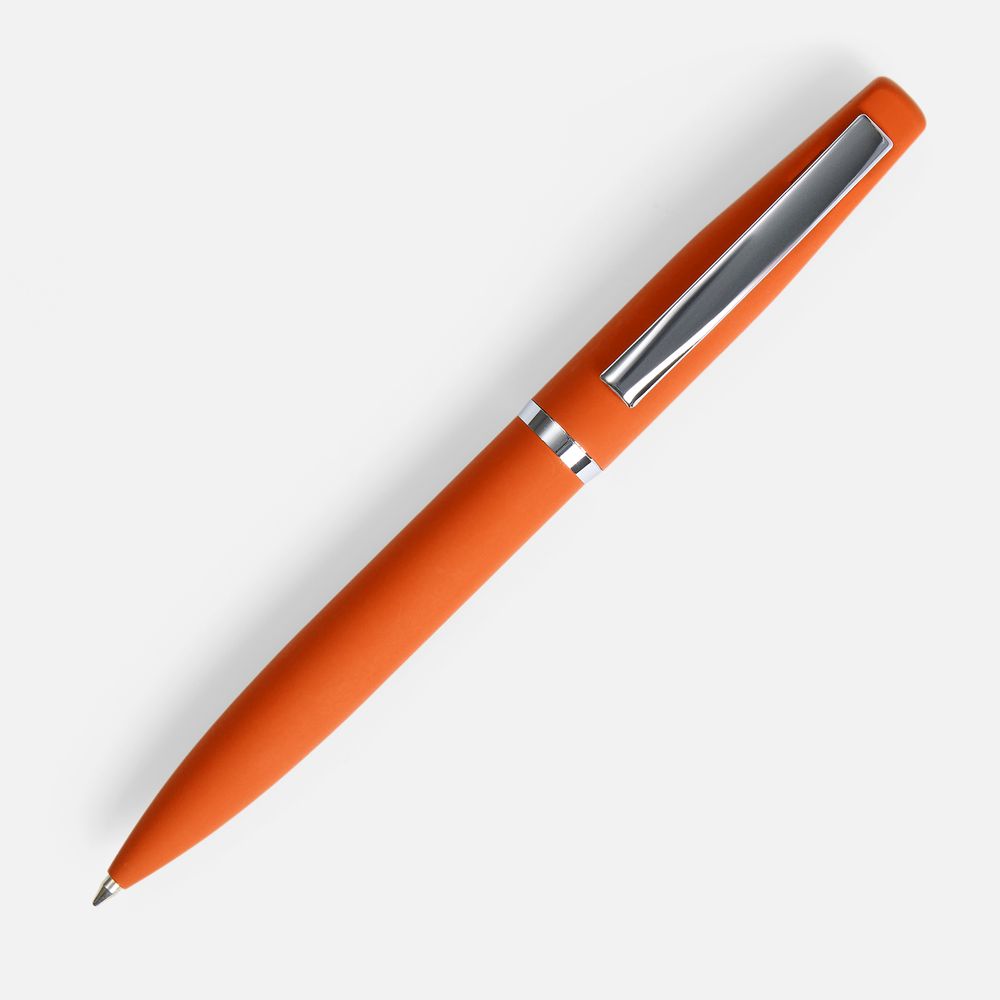 Ручка шариковая Bolt Soft Touch, оранжевая