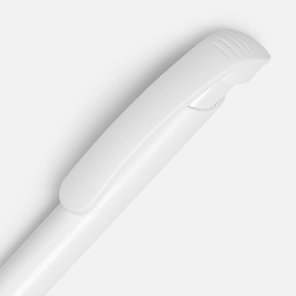 Ручка шариковая Clear Solid, белая