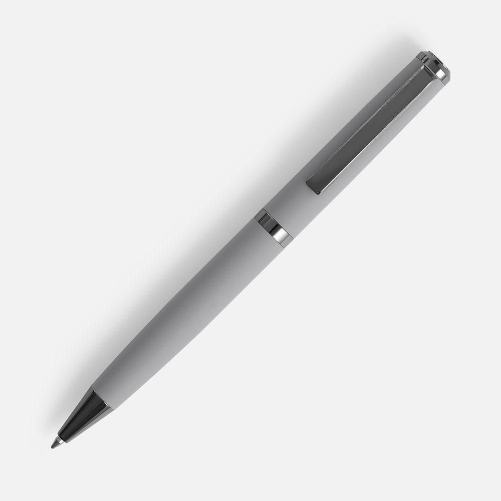 Ручка шариковая Inkish Gunmetal в футляре, серая