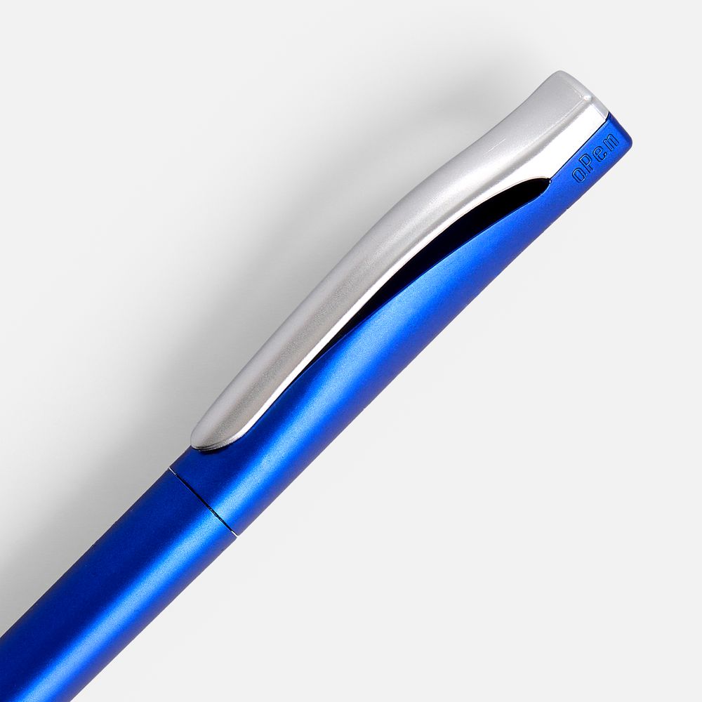 Ручка шариковая Pin Silver, синий металлик