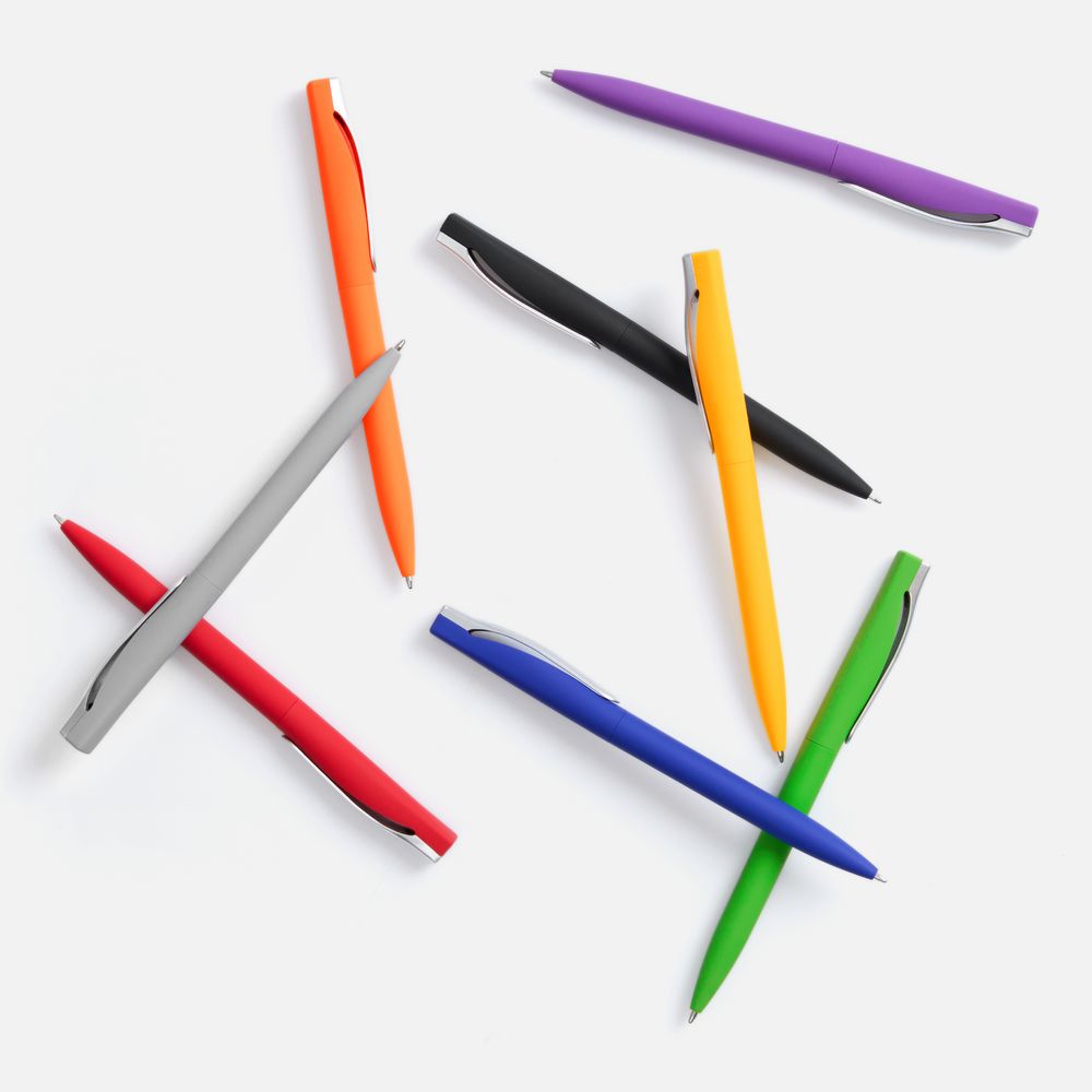 Ручка шариковая Pin Soft Touch, фиолетовая