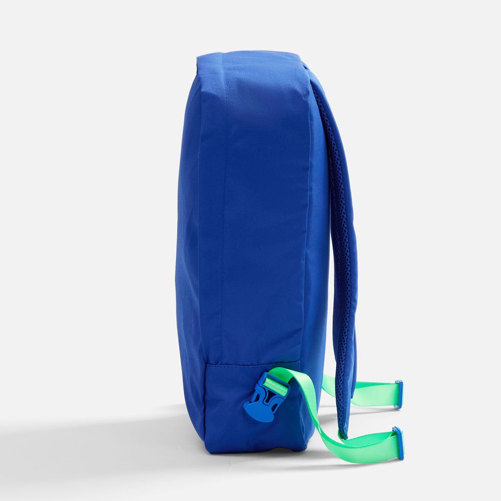 Рюкзак B2, синий с зелеными стропами
