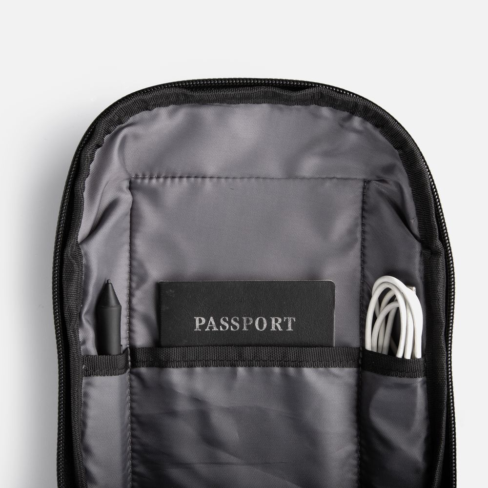 Рюкзак на одно плечо Solnex, черный