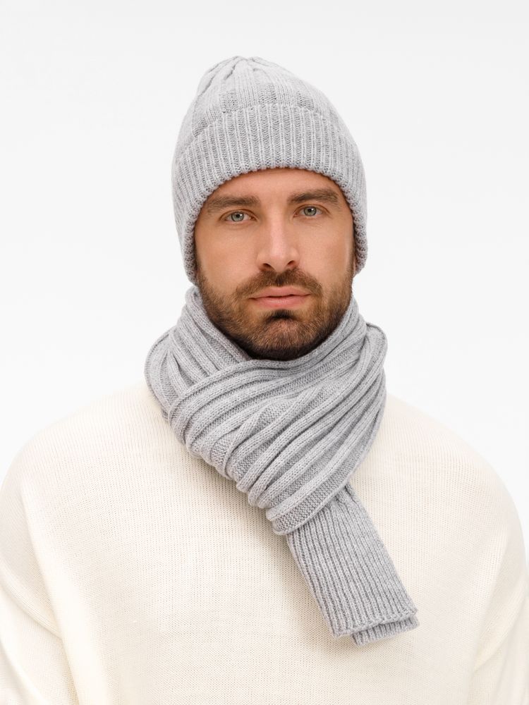 Шапка Bellish, светло-серый меланж