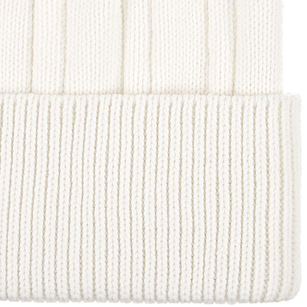 Шапка Knit Beat, белая (молочная)