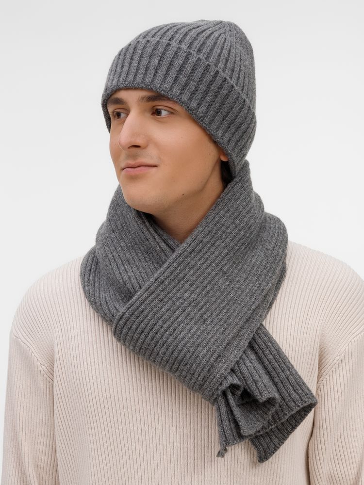 Шапка Laconi, темно-серый меланж