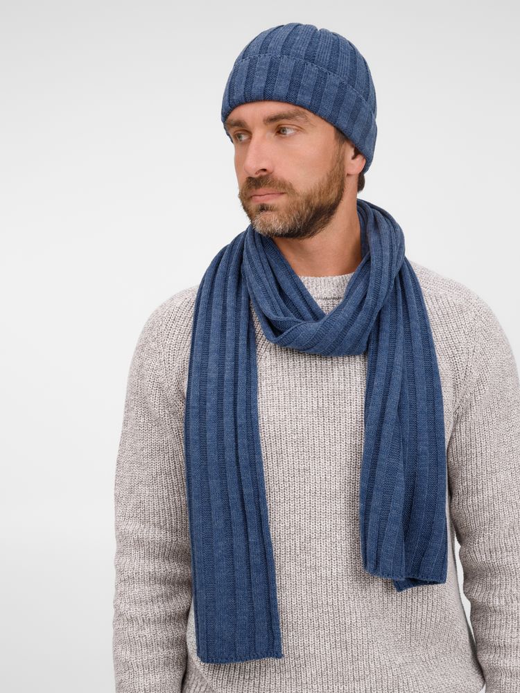 Шапка Metelitsa, синий меланж (джинс)