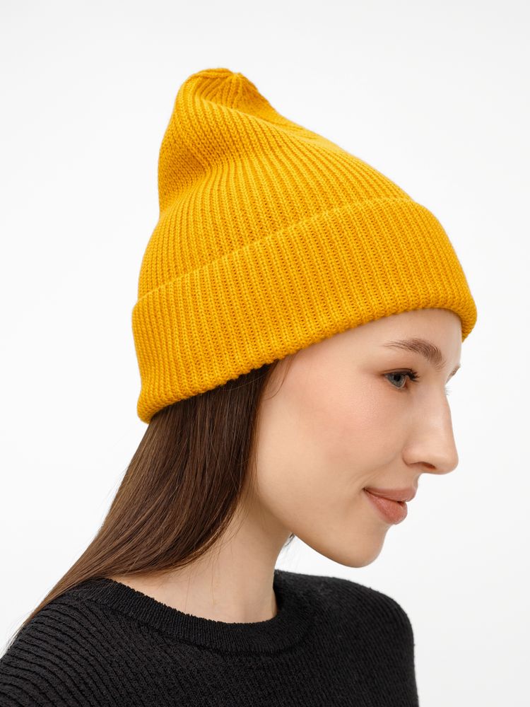 Шапка Nobilis Mono, желтая (медовая)