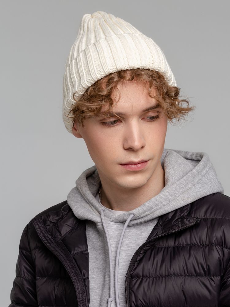 Шапка Norfold, белая (молочная)