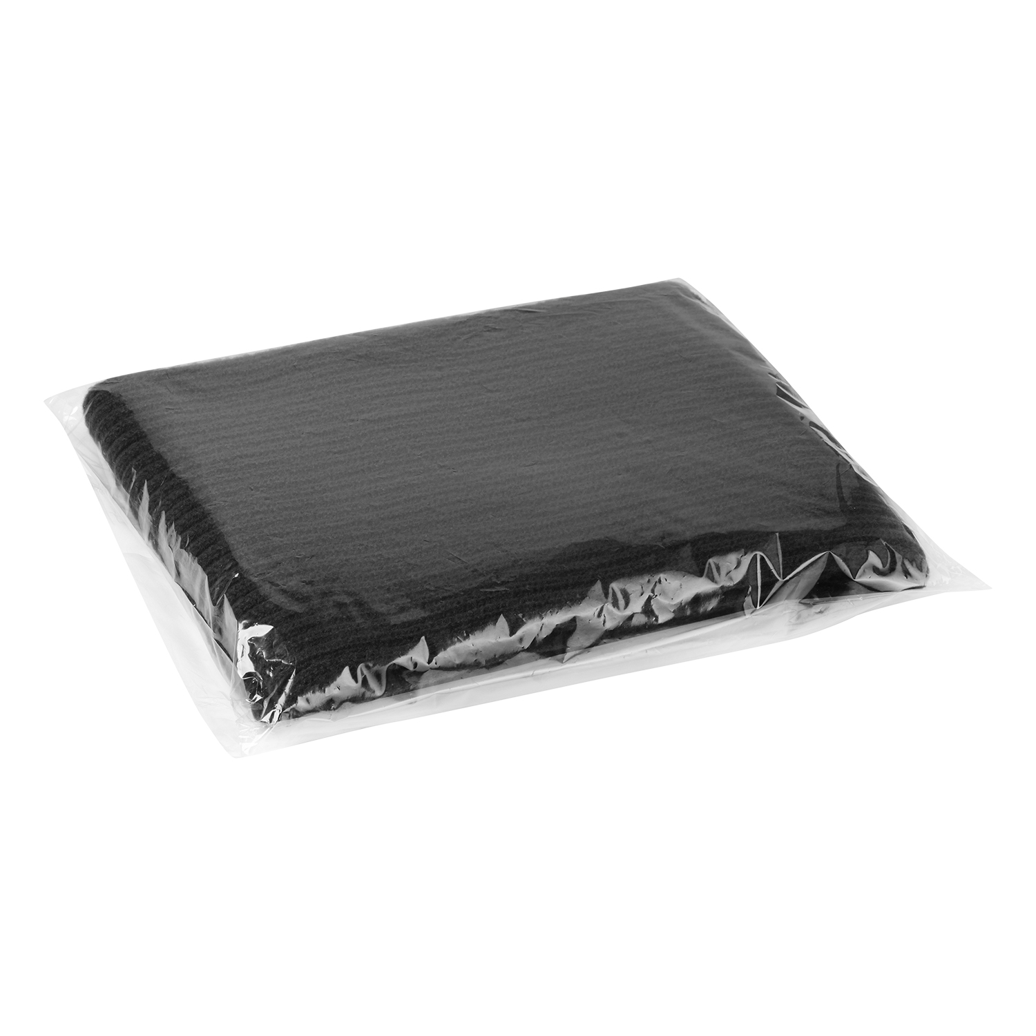 Шарф Форгес (Forges) вязаный, черный