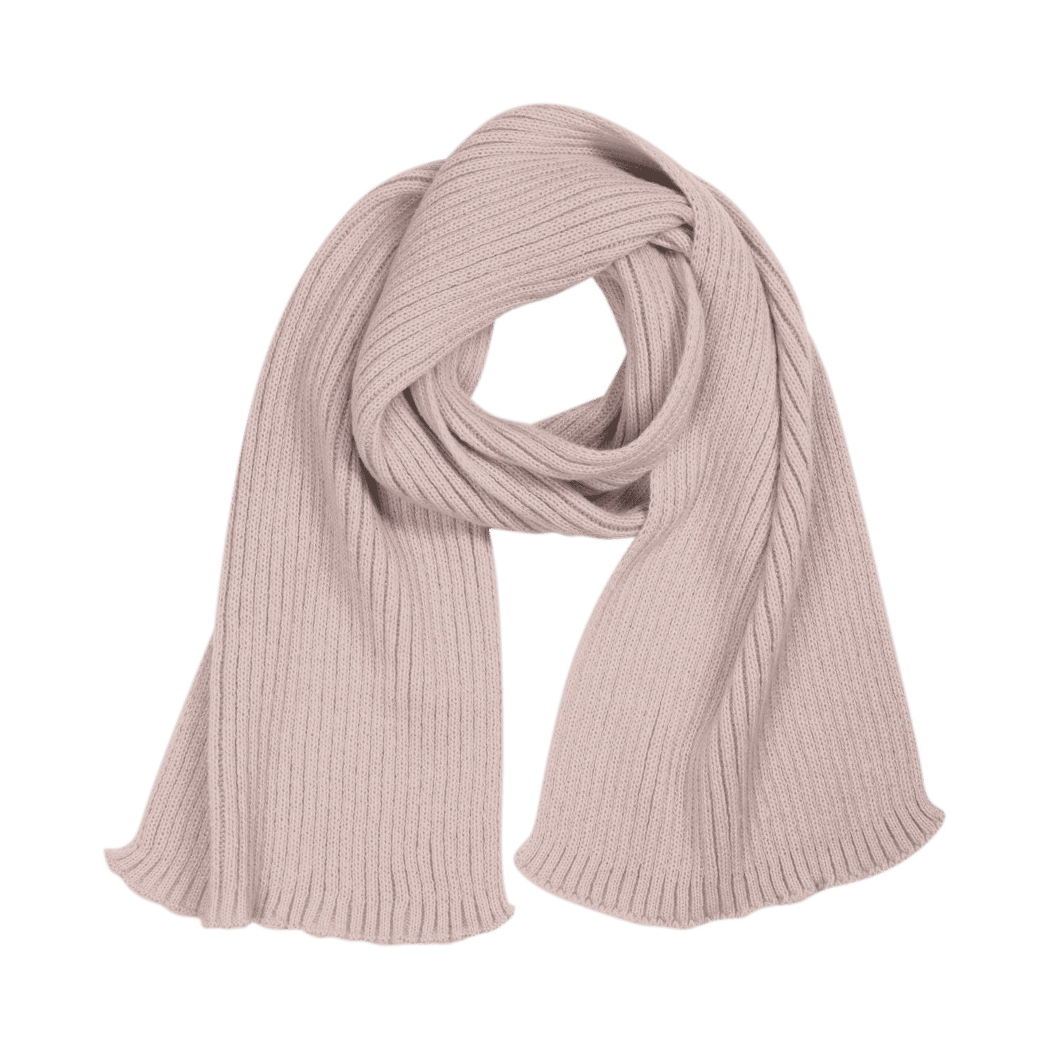 Шарф Форгес (Forges) вязаный, дымчато-розовый