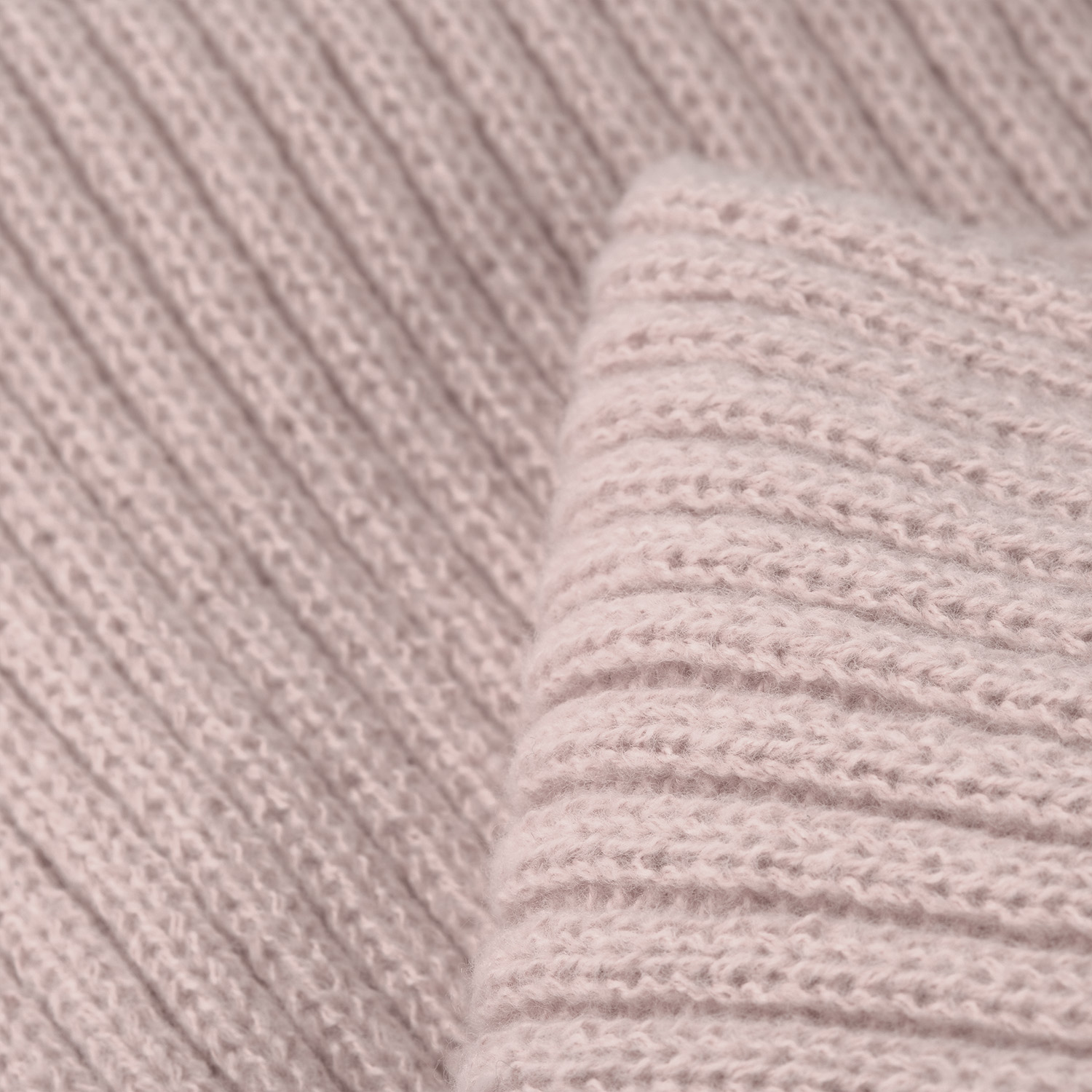 Шарф Форгес (Forges) вязаный, дымчато-розовый