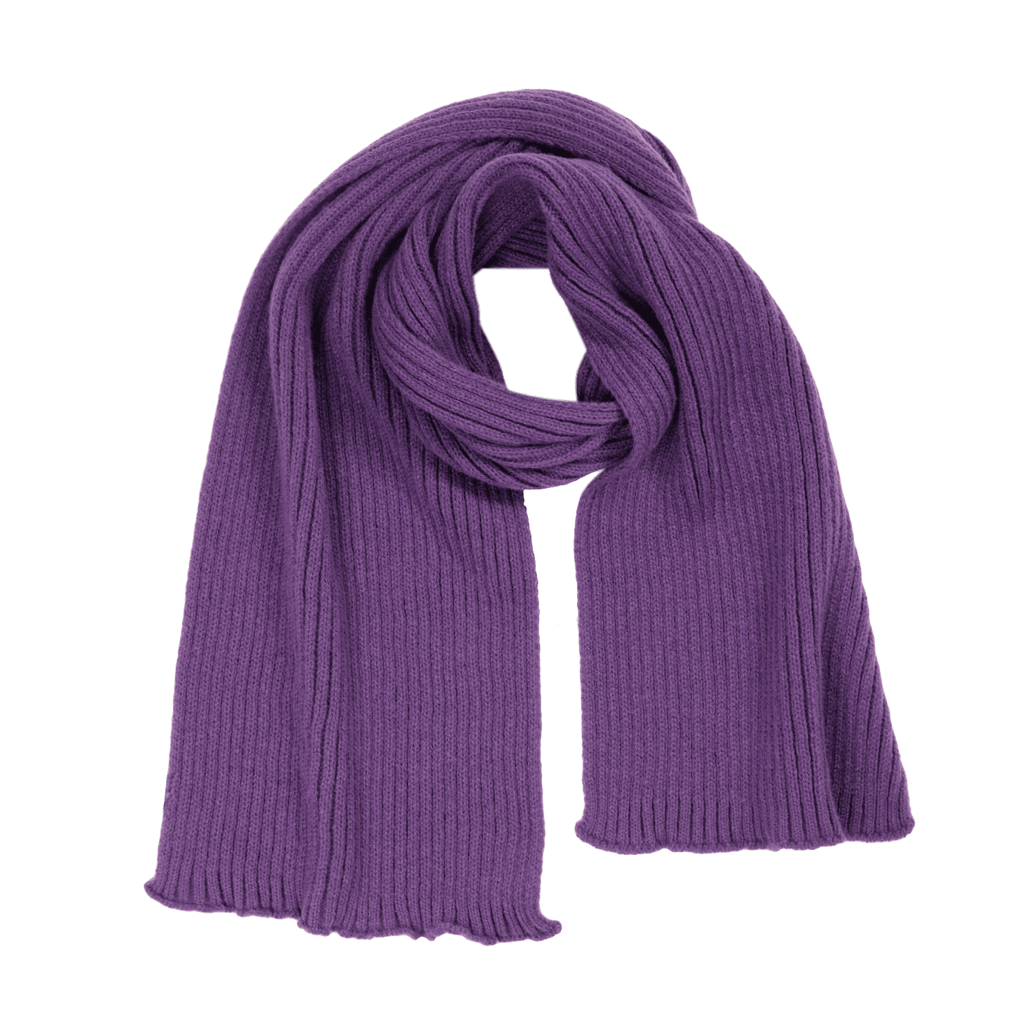Шарф Форгес (Forges) вязаный, фиолетовый
