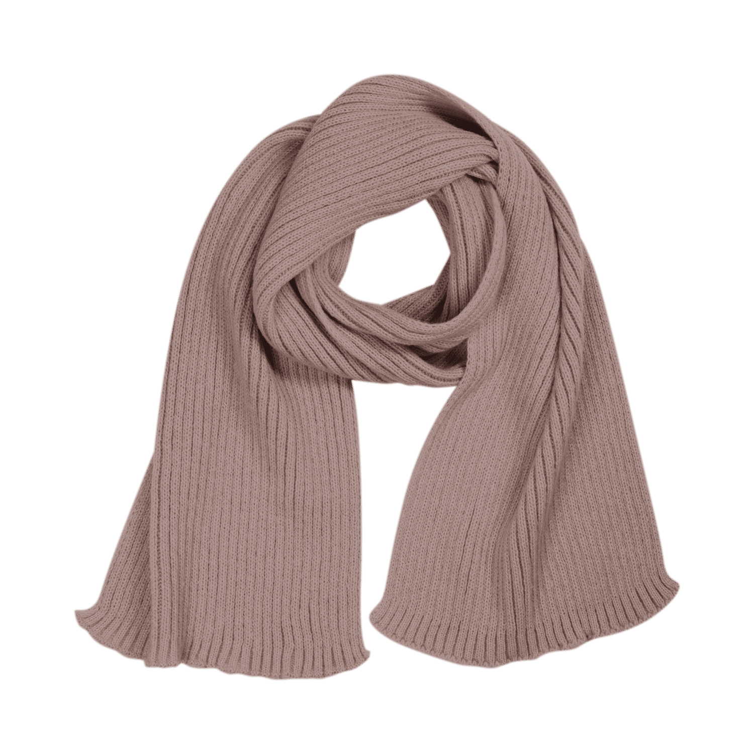 Шарф Форгес (Forges) вязаный, коричневый