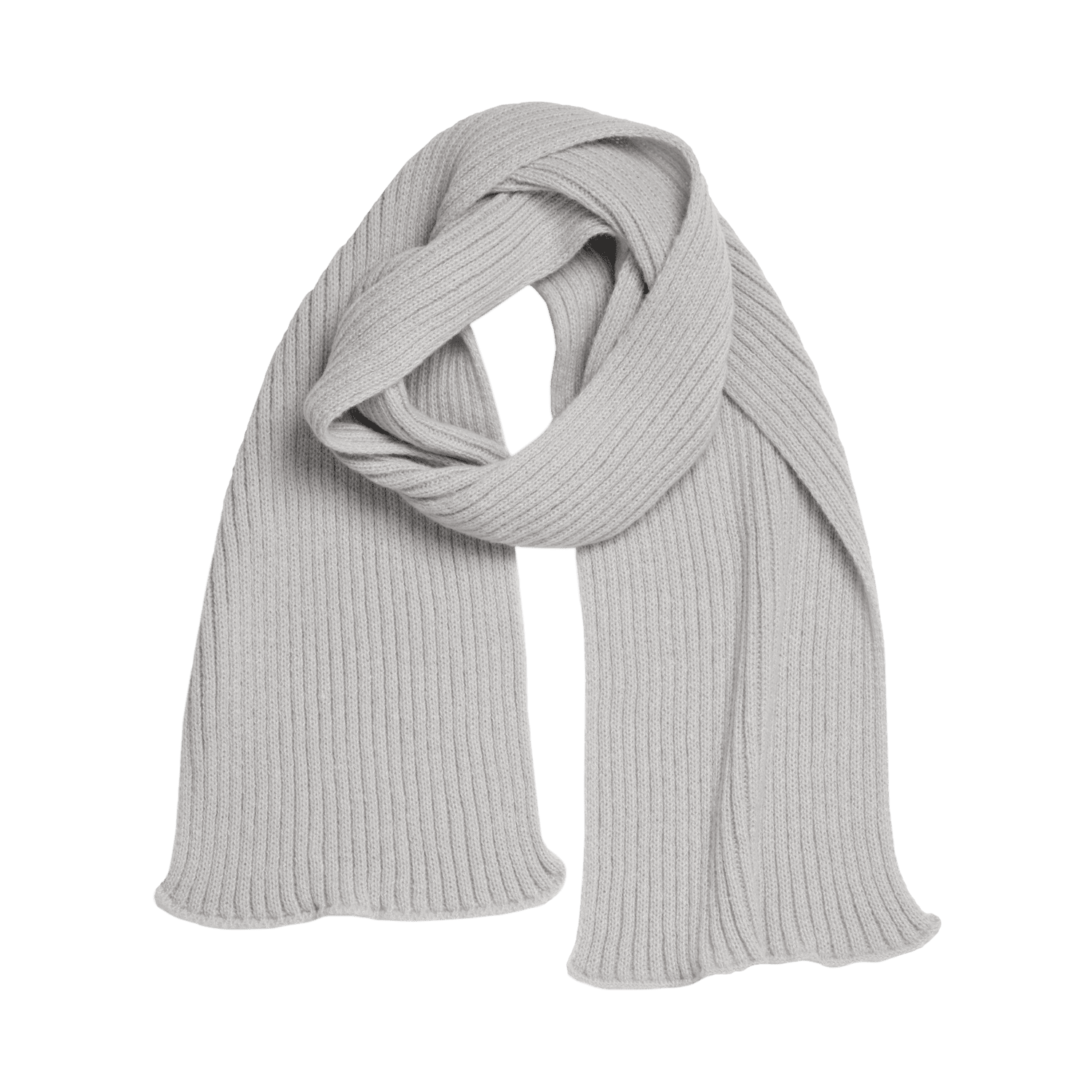 Шарф Форгес (Forges) вязаный, серый