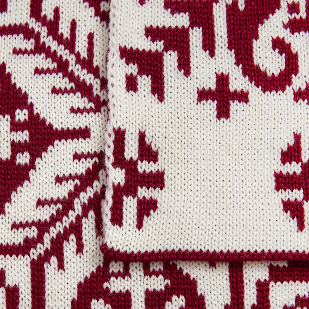 Шарф Wintertude L, красный с белым