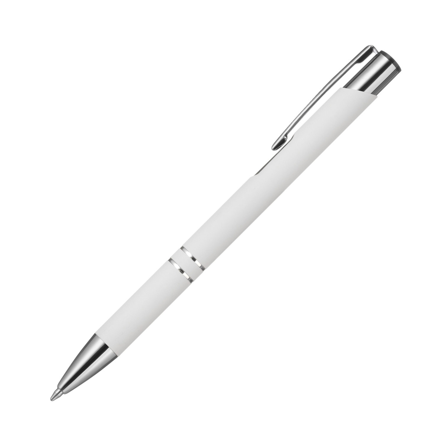 Шариковая ручка Альфа (Alpha), белая