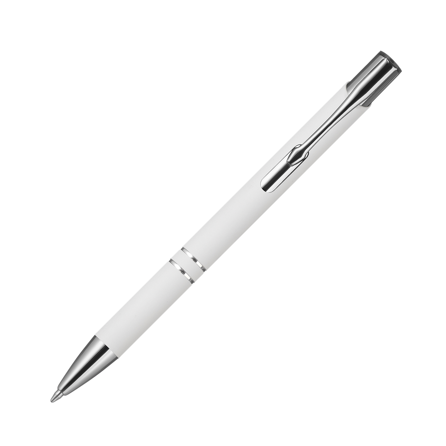 Шариковая ручка Альфа (Alpha), белая