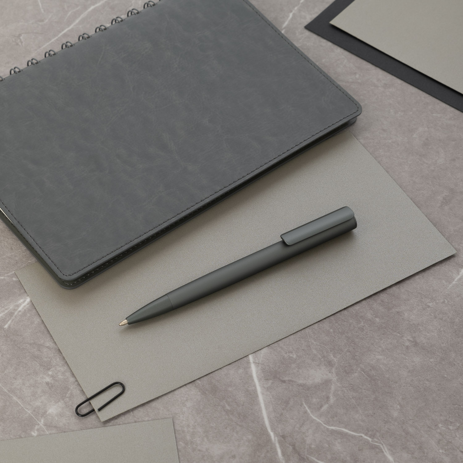 Шариковая ручка Аспен (Aspen), серая