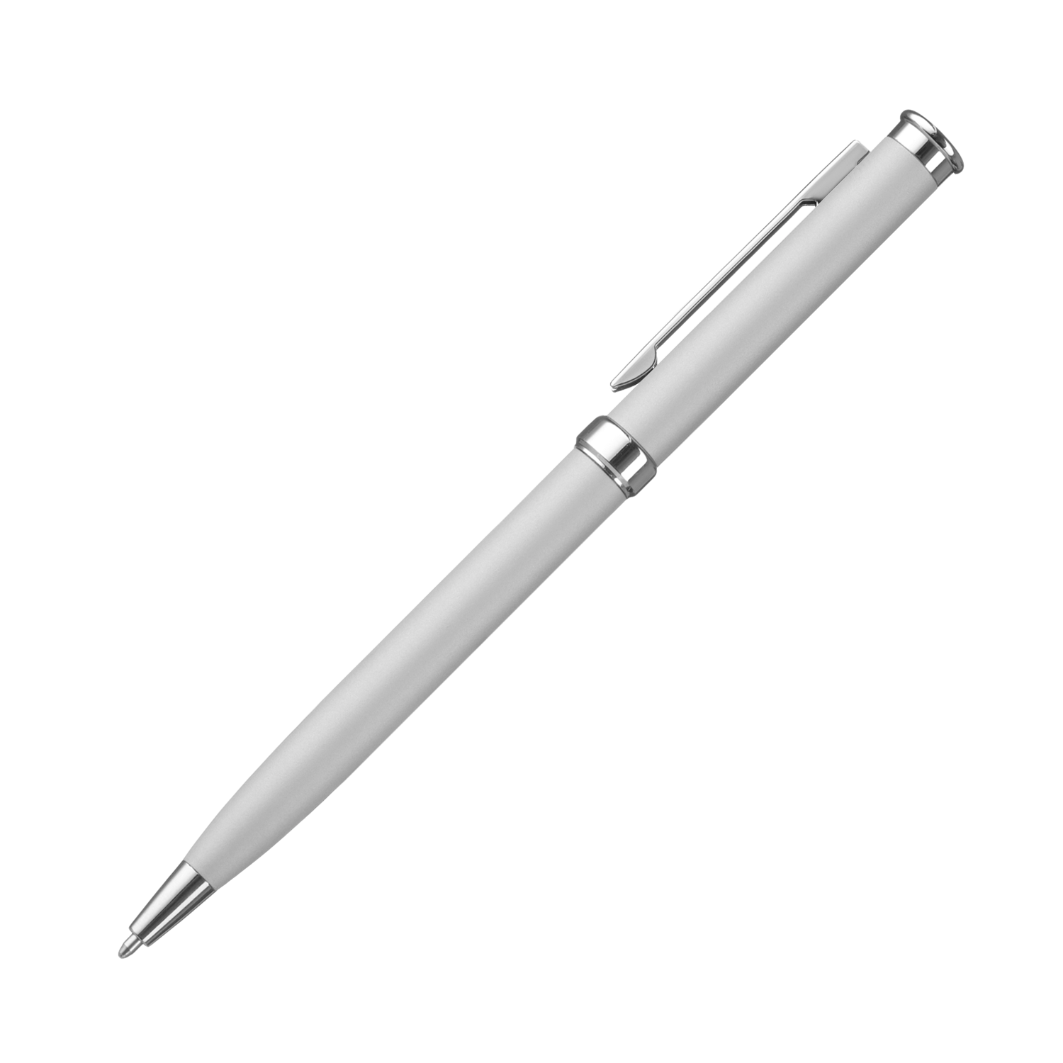 Шариковая ручка Бенуа (Benua), серебряная