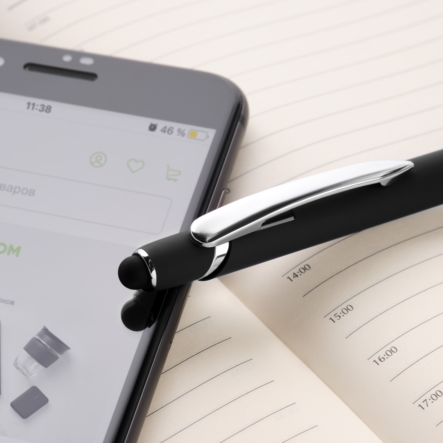 Шариковая ручка Комет Нео (Comet NEO), черная