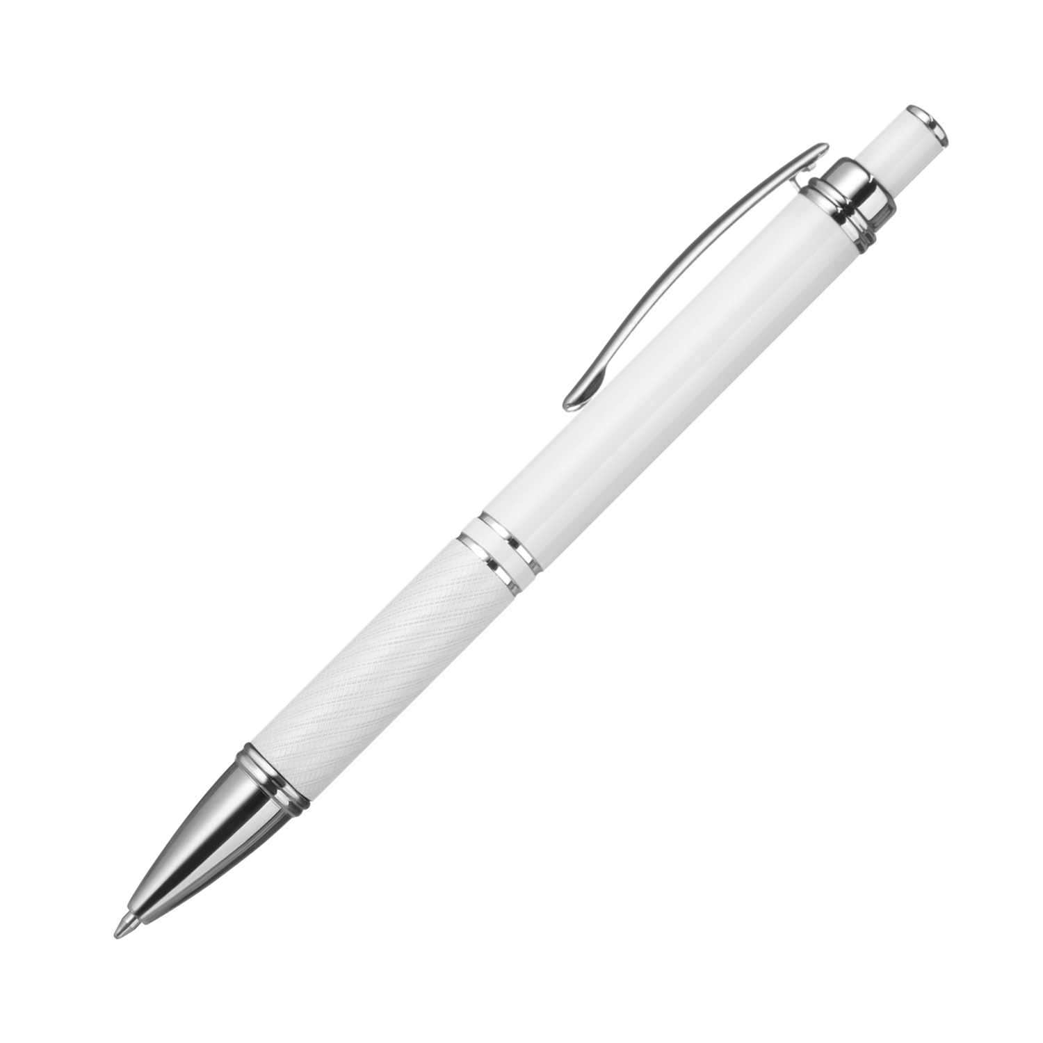 Шариковая ручка Крокус (Crocus), белая