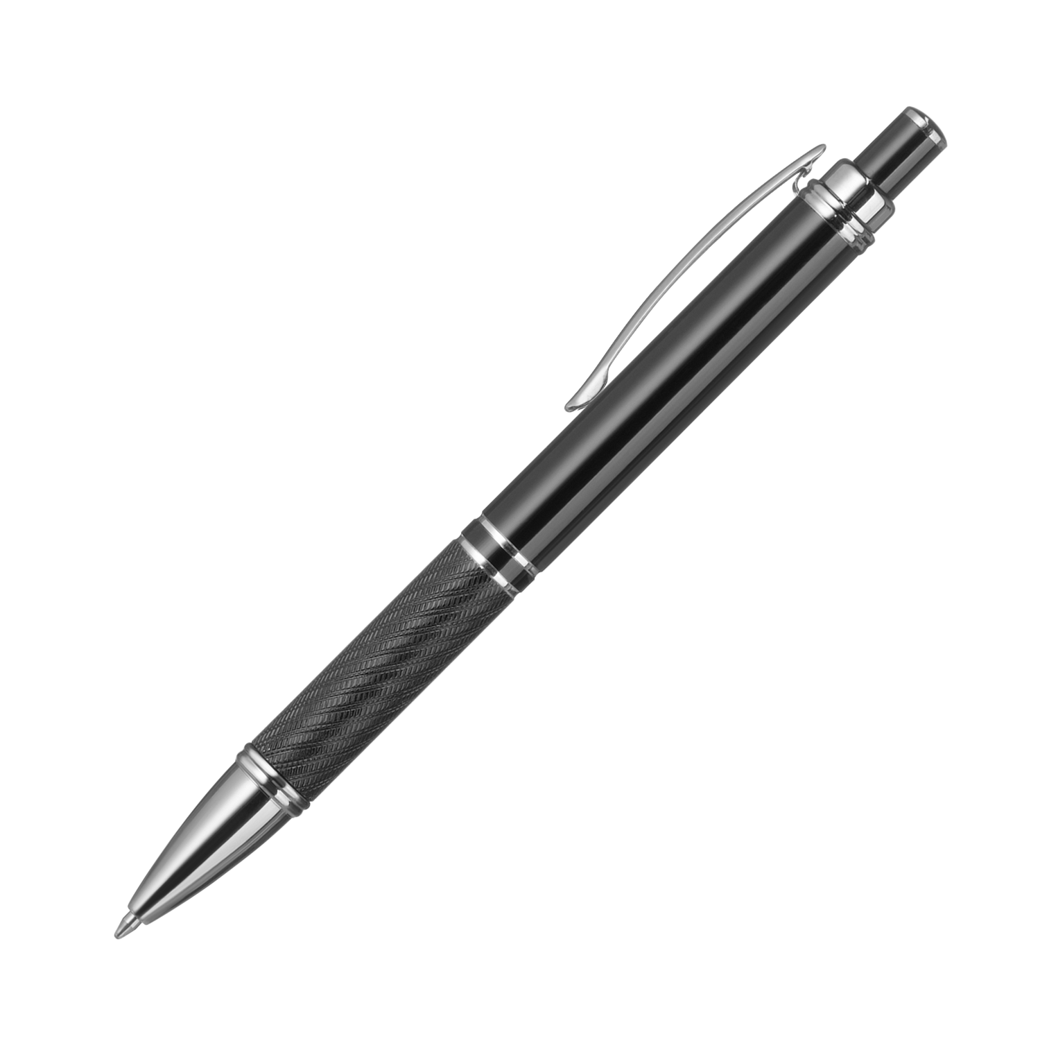 Шариковая ручка Крокус (Crocus), черная