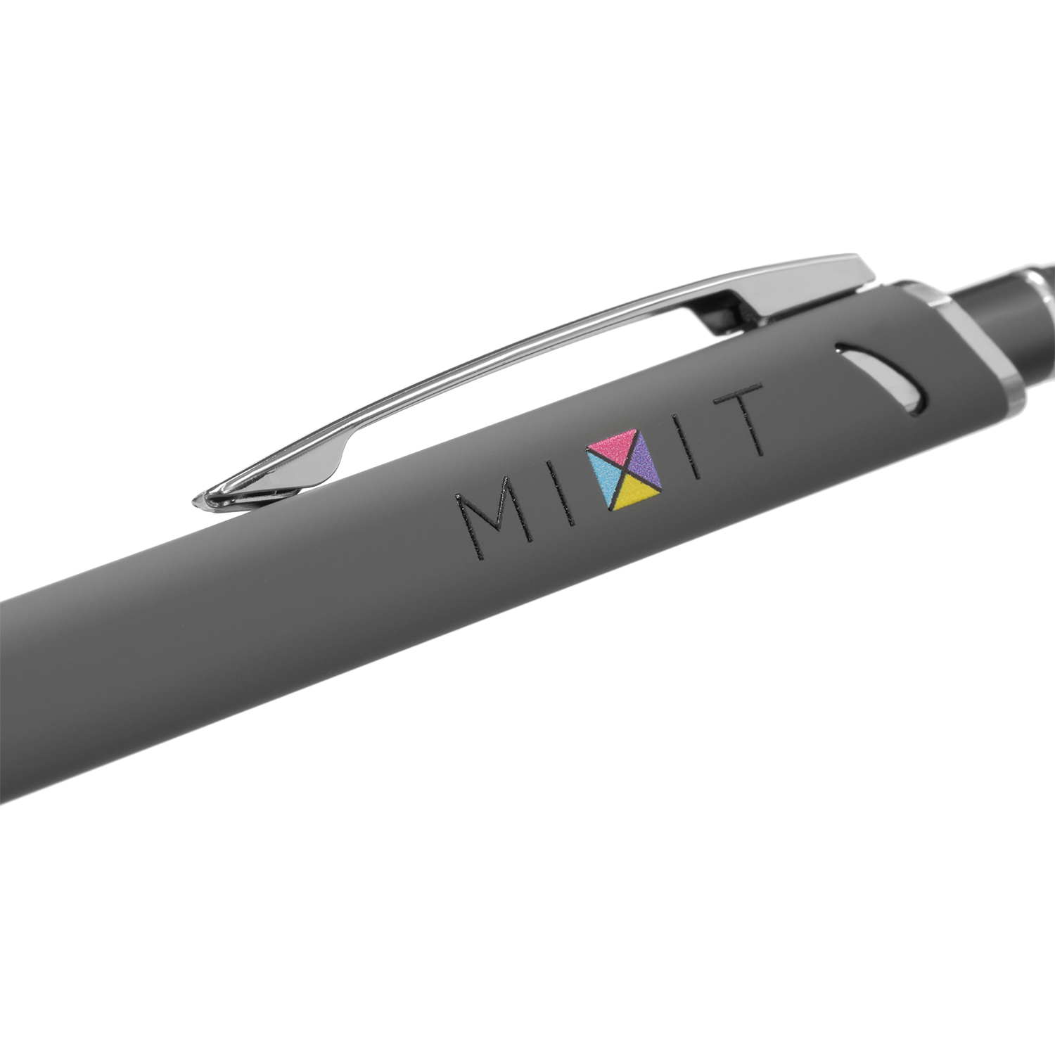 Шариковая ручка Куаттро (Quattro), серая