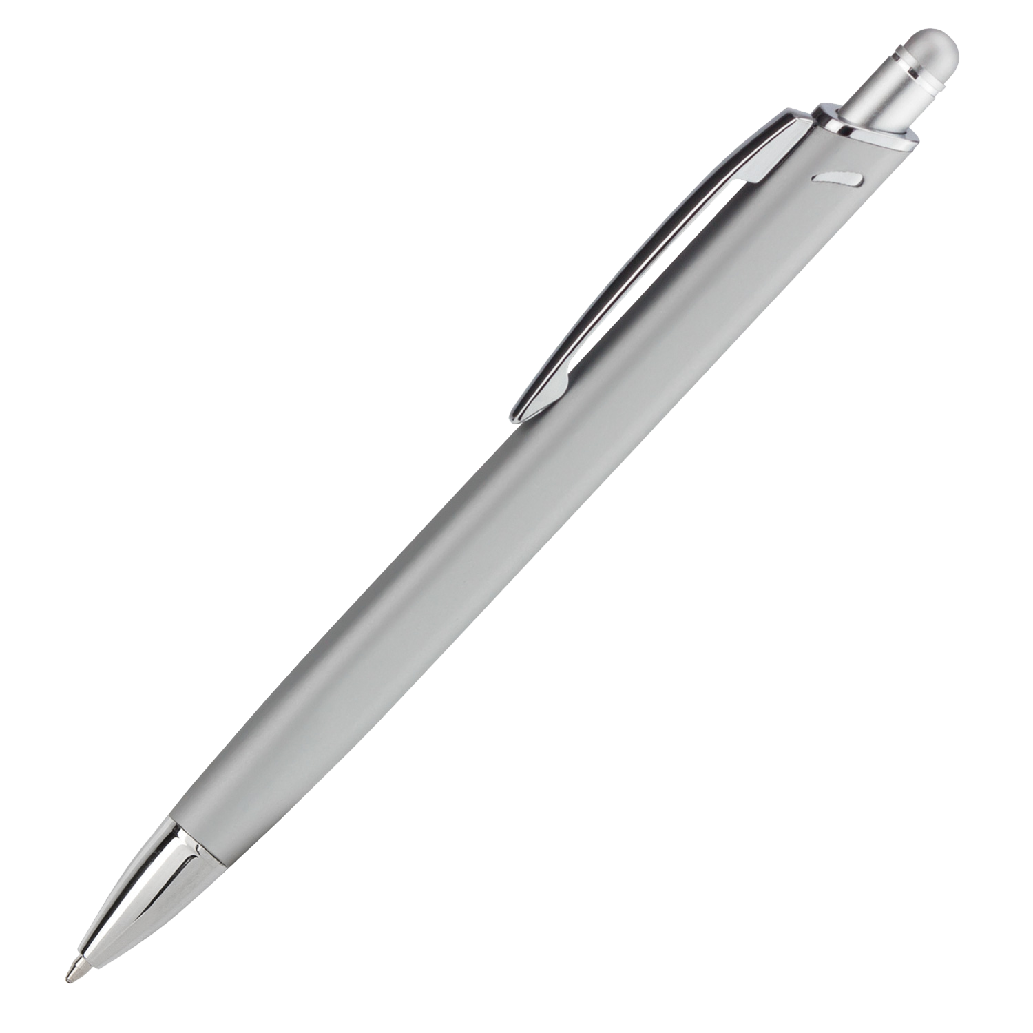 Шариковая ручка Куаттро (Quattro), серебряная
