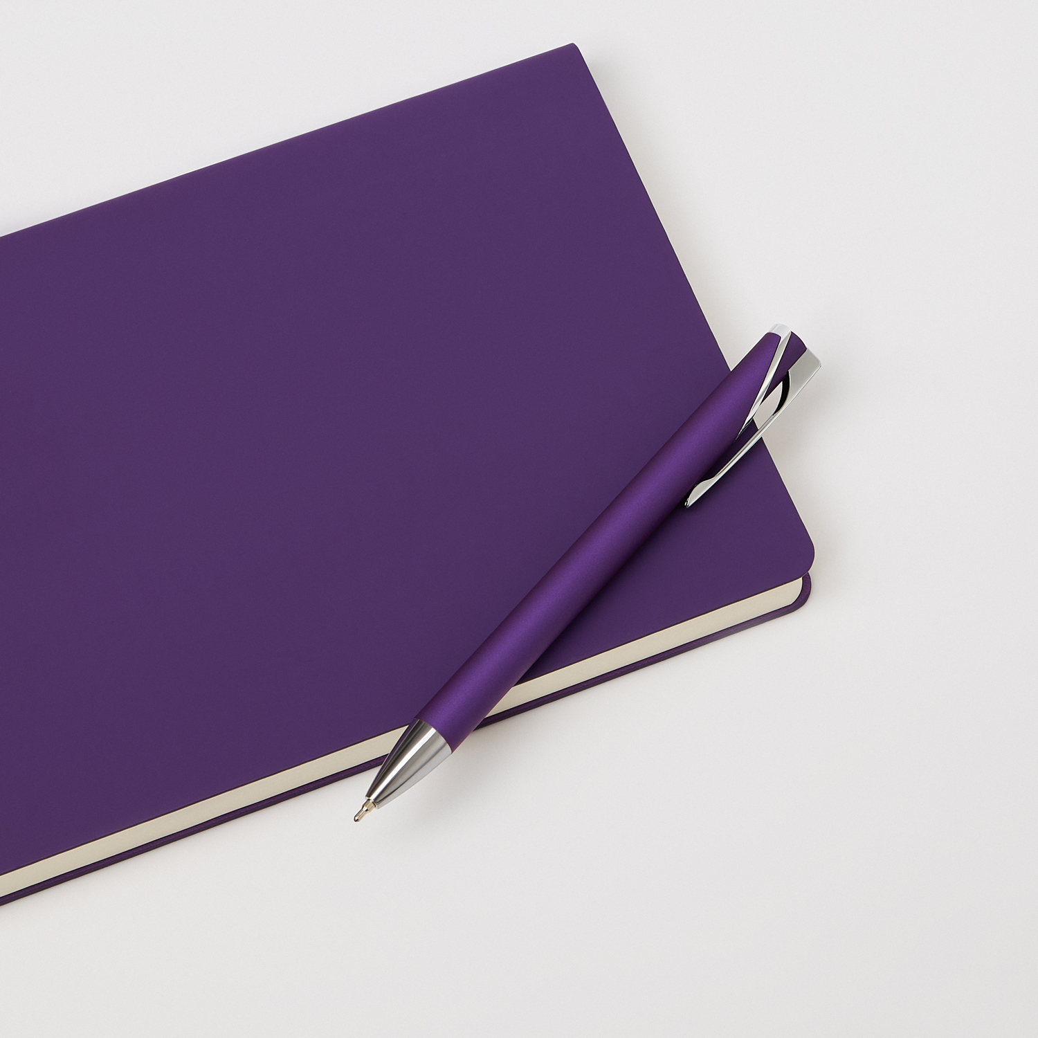 Шариковая ручка Легато (Legato), фиолетовая