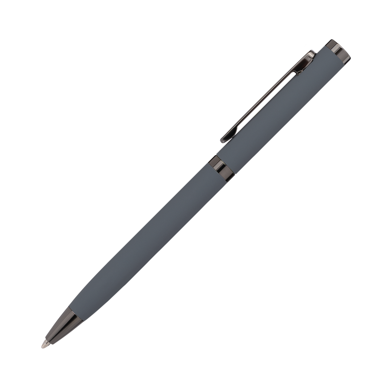 Шариковая ручка Нокс (Nox), серая