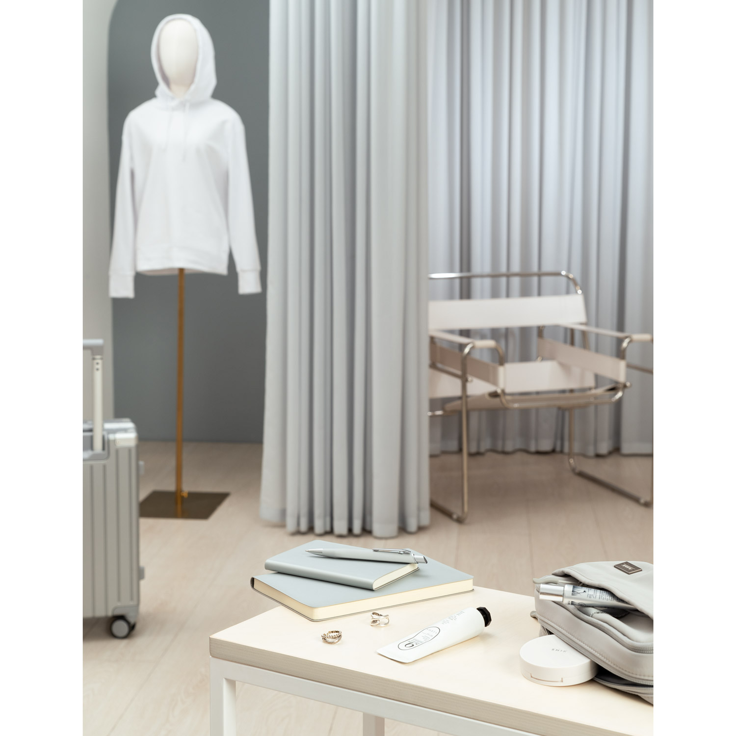 Шариковая ручка Пирамид Нео (Pyramid NEO), серебро