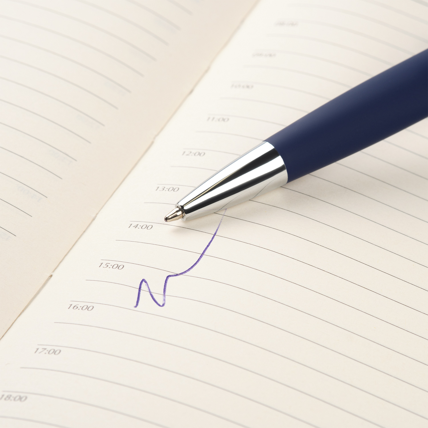 Шариковая ручка Смарт (Smart) с чипом передачи информации NFC, синяя