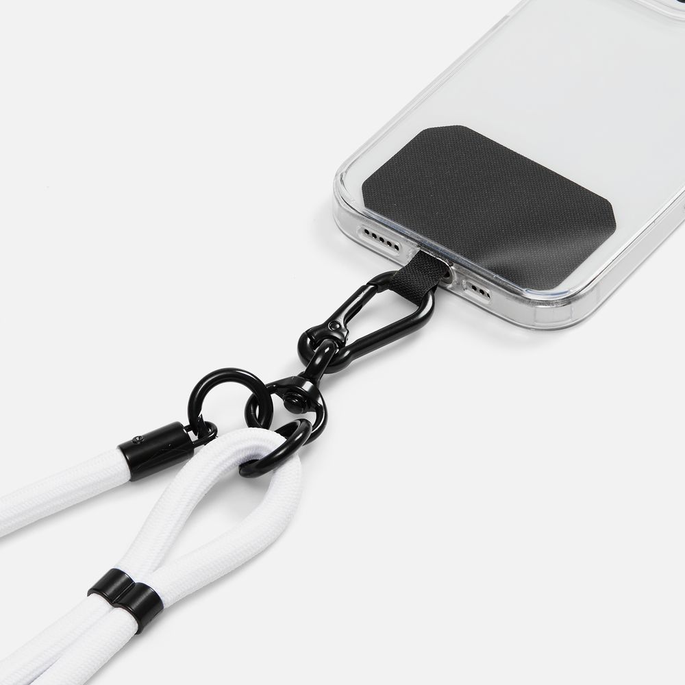 Шнурок для телефона OmniHold, белый