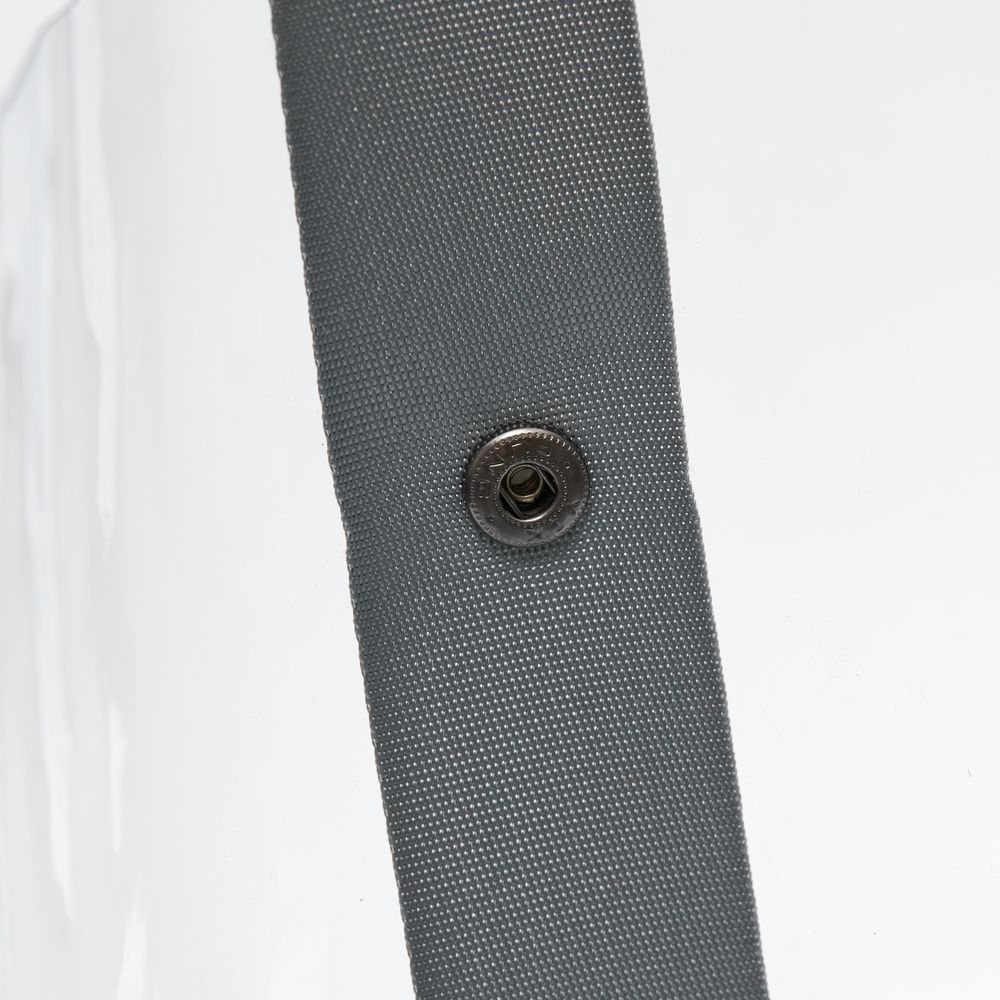 Шопер Clear Fest, ver.2, прозрачный с серыми ручками