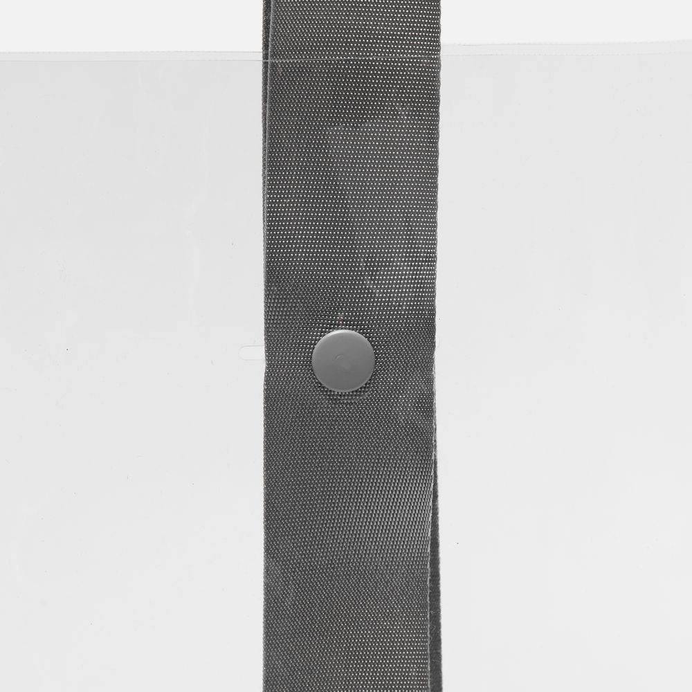 Шопер Clear Fest, ver.2, прозрачный с серыми ручками