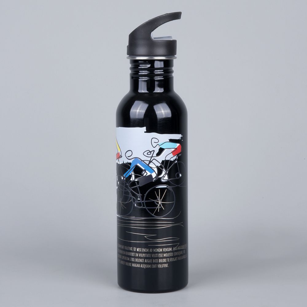 Спортивная бутылка Cycleway, черная