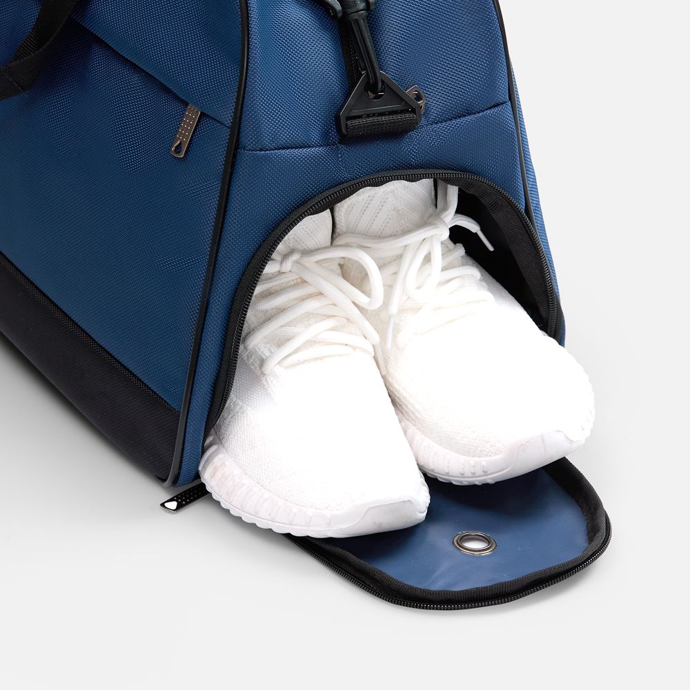 Спортивная сумка Atlantes, синяя с черным