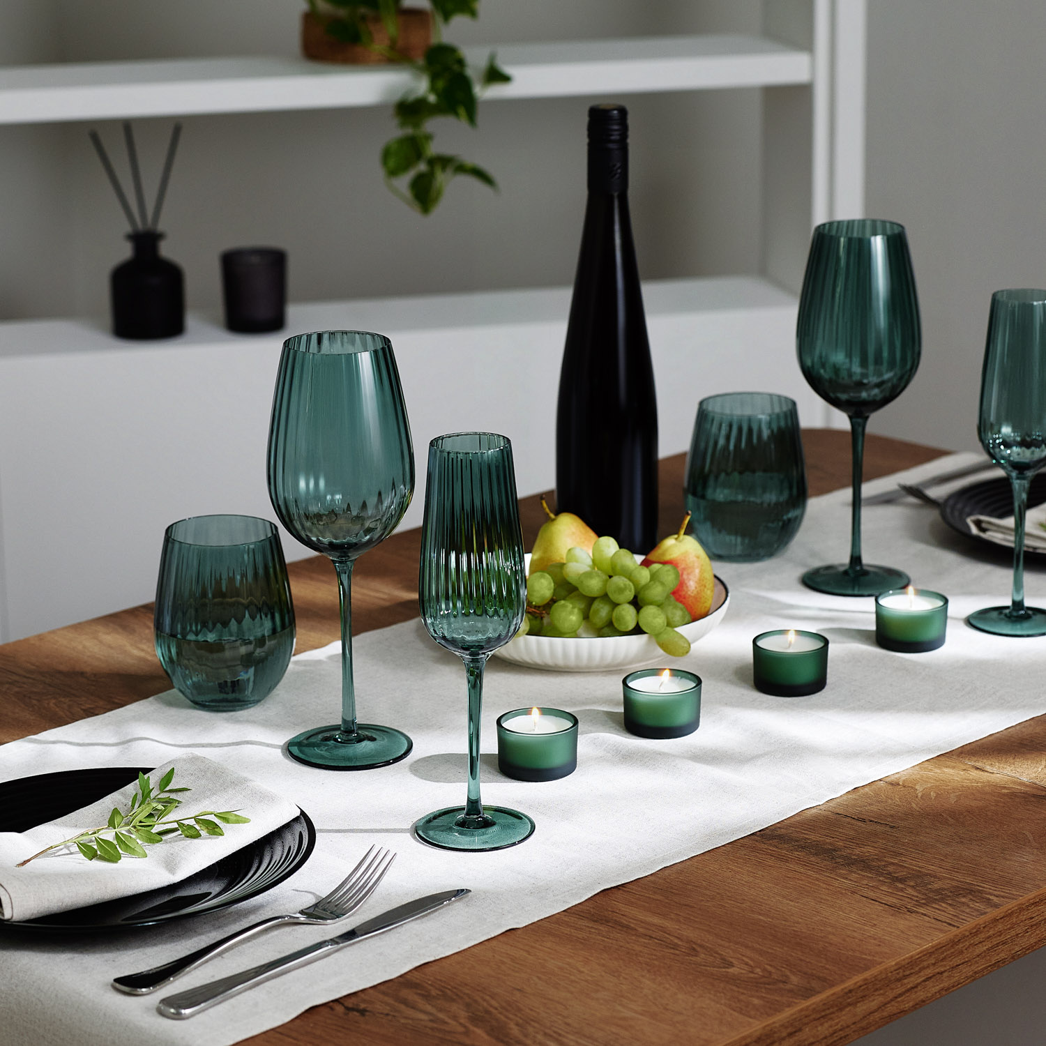 Стакан для воды Капри (Capri), зеленый