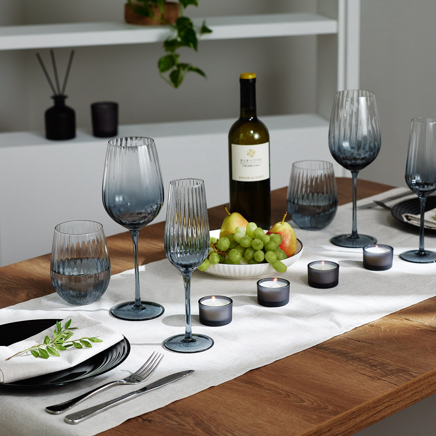 Стакан для воды Мансера (Mancera), градиент серый