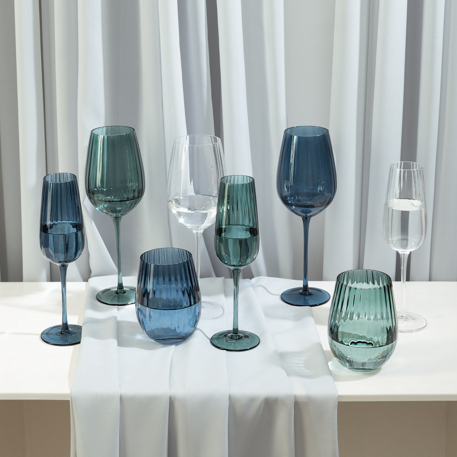 Стакан для воды Тоскана (Toscana), синий