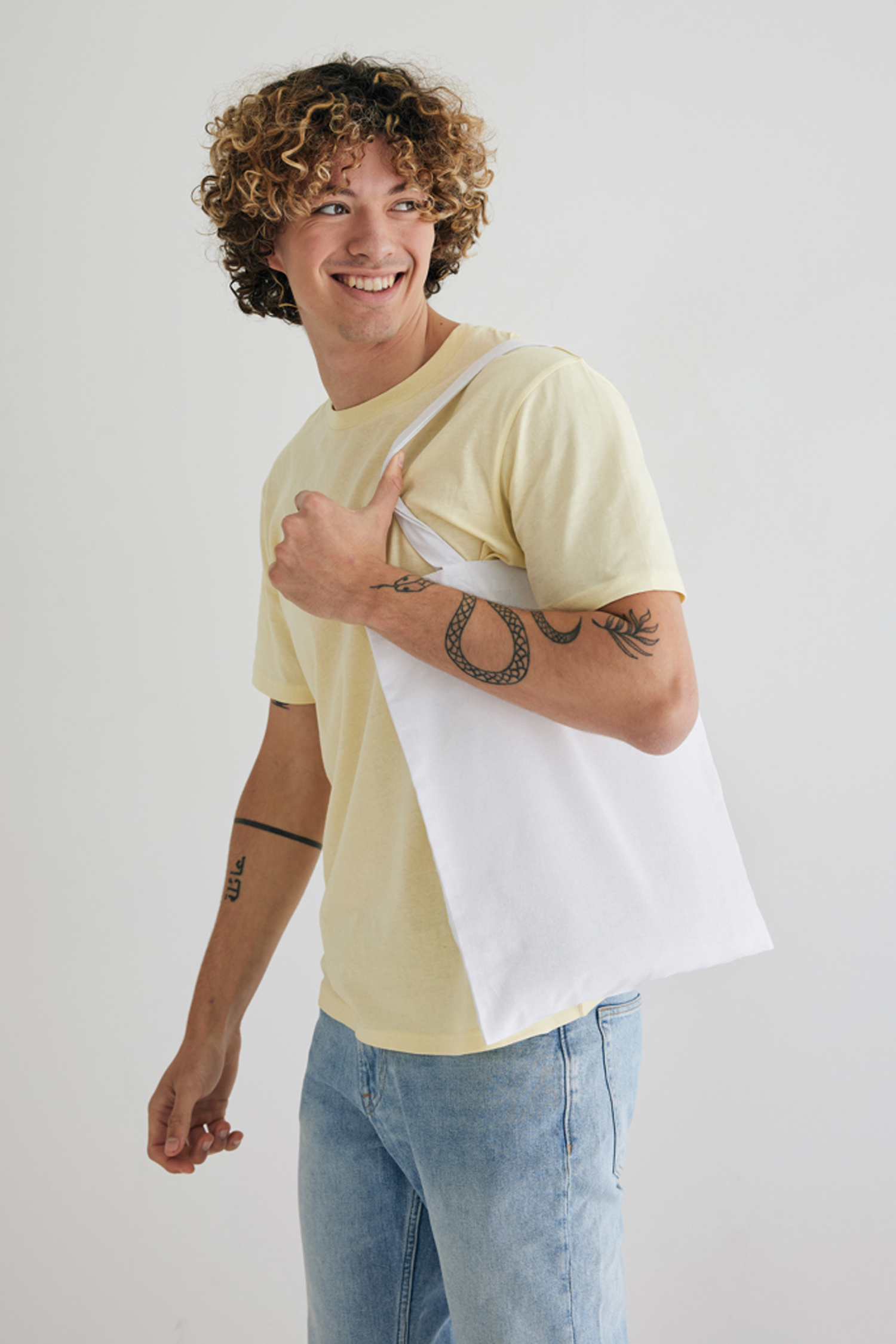 Сумка для покупок Impact из переработанного хлопка AWARE™, 145 г