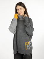 Свитер оверсайз Tricksy Net Grunge на заказ, полушерсть, размер L/XL